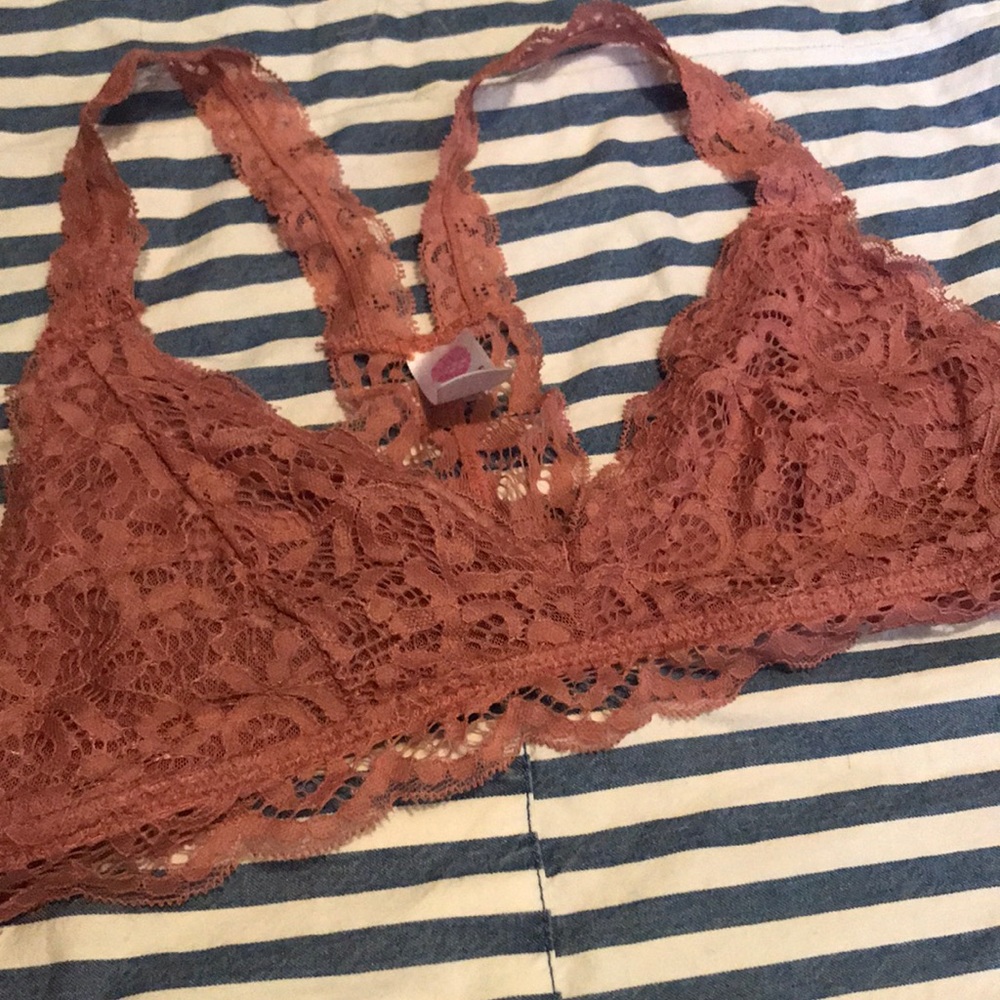 Coral Lace Bralette
